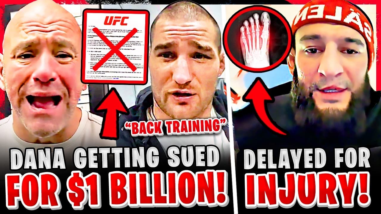BREAKING! Dana White BEING SUED for $1 BILLION! UFC 327 MAIN EVENT LEAK! Khamzat INJURED! Strickland