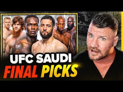 BISPING picks UFC Saudi Arabia: Adesanya vs. Imavov (BREAKDOWN & PREDICTIONS)