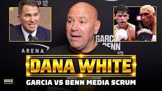Dana White SOUNDS OFF On Eddie Hearn: 'I Would Wipe You Out' | Garcia vs. Benn | MMA Fighting