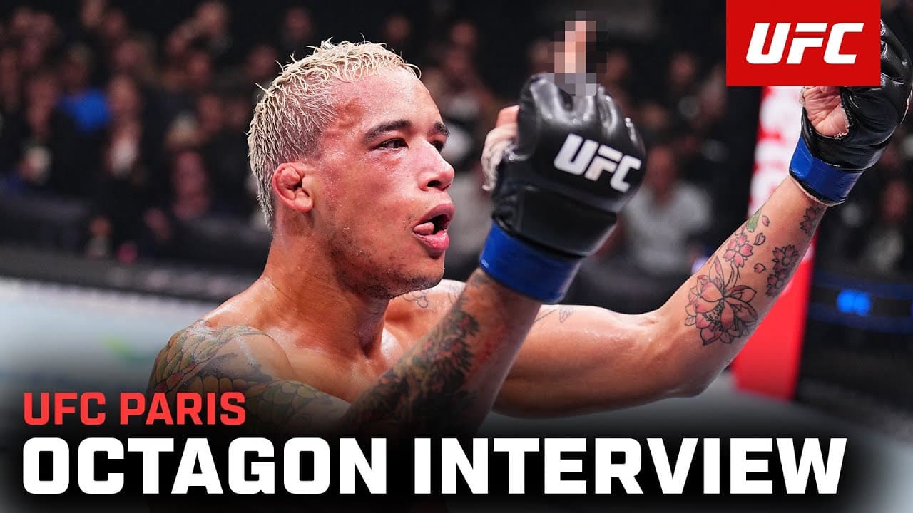 Bryan Battle Octagon Interview | UFC Paris