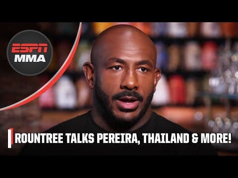 Khalil Rountree previews UFC 307 vs. Alex Pereira, opens up about failed drug test & more | ESPN MMA