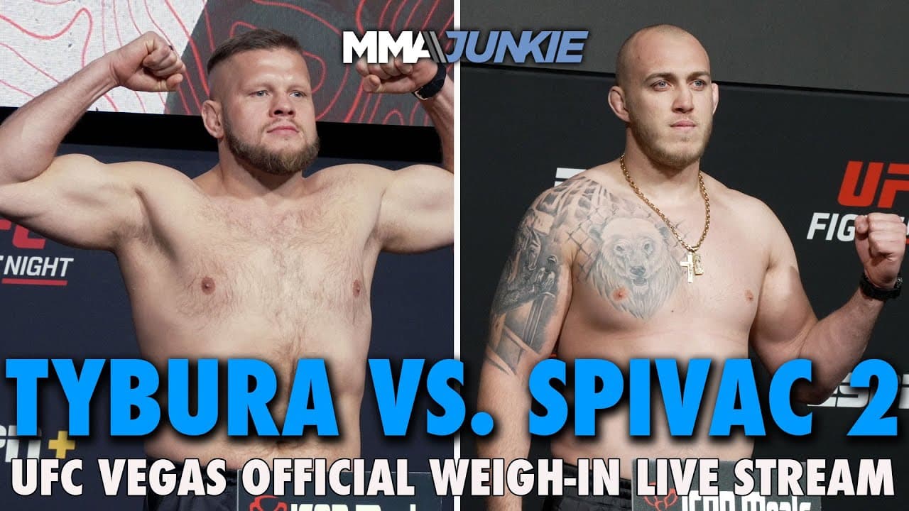 UFC on ESPN 61: Tybura vs. Spivac 2 Official Weigh-In and Final Fighter Faceoffs | UFC Vegas 95