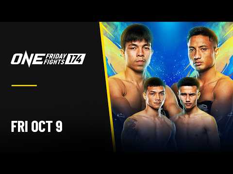 🔴 [Live in HD] ONE Friday Fights 174: Dedduanglek vs. Mongkoldetlek