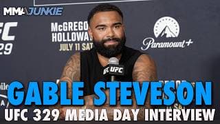 Gable Steveson reacts to historic debut odds, plans to shake up heavyweight | UFC 329