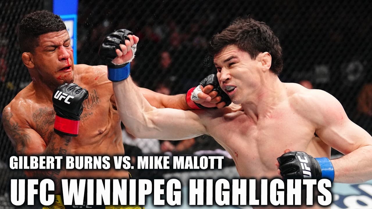 Gilbert Burns vs. Mike Malott Highlights from UFC Winnipeg | ESPN