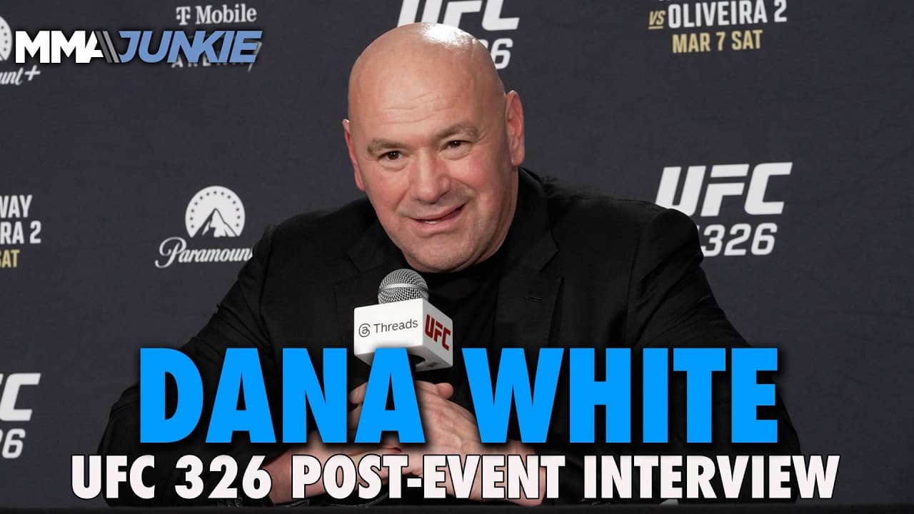 Dana White reacts to BMF title change, says Jon Jones DONE in UFC, more | UFC 326
