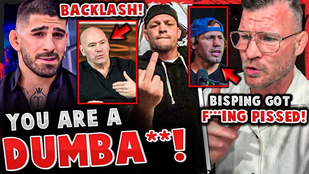 Dana White RESPONDS to BACKLASH! Michael Bisping got PISSED OFF at Urijah Faber! Ilia Topuria & Nate
