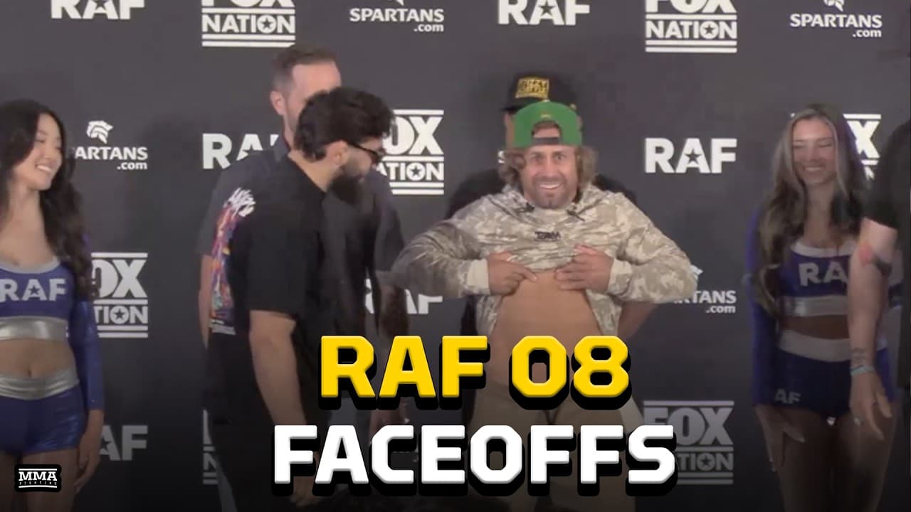 Watch Arman Tsarukyan And Urijah Faber Mess Around At RAF 8 Faceoff - MMA Fighting