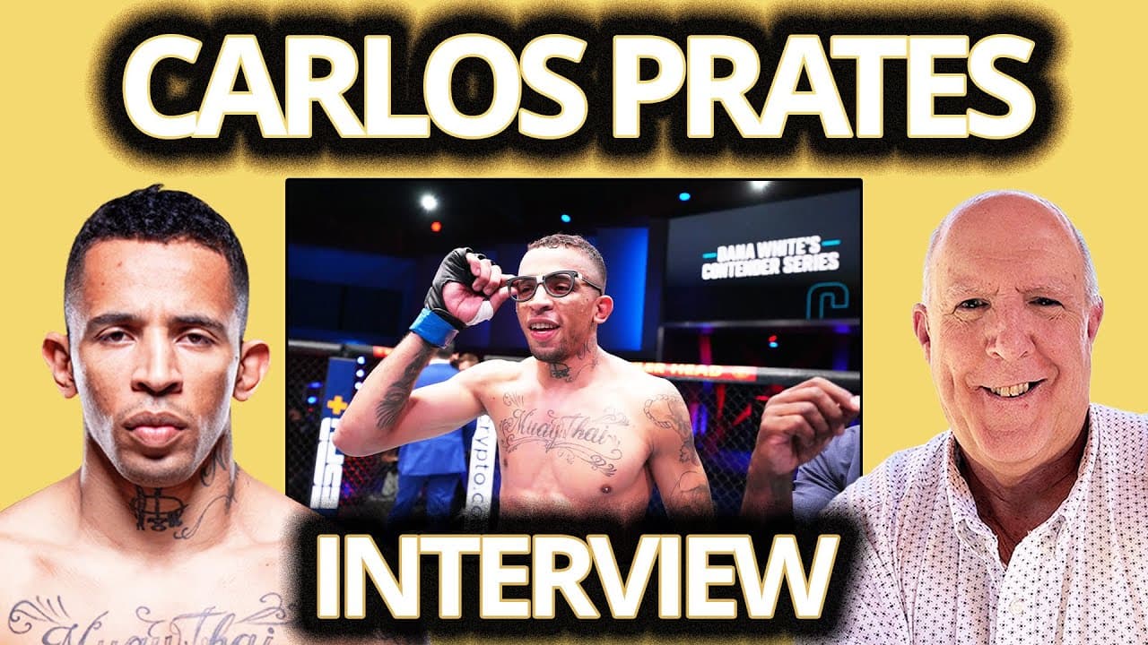 The next Anderson Silva? Carlos Prates talks about living up to comparisons with the MMA legend