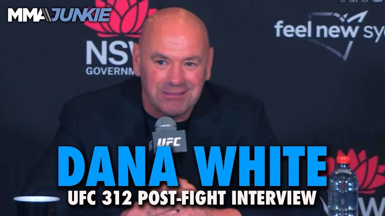 Dana White Reacts to Sean Strickland's Loss to Du Plessis, Rips Australian Media | UFC 312