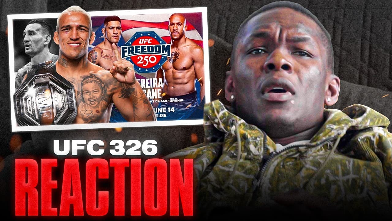 Israel Adesanya reacts to UFC 326 Card and UFC White House Announcements 😲