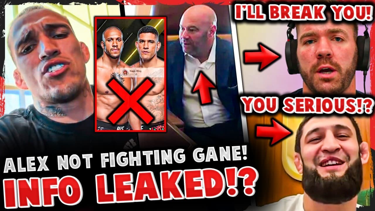 Charles Oliveira LEAKS INFO about Alex Pereira's NEXT FIGHT!? Khamzat LAUGHS at Dricus! UFC 326