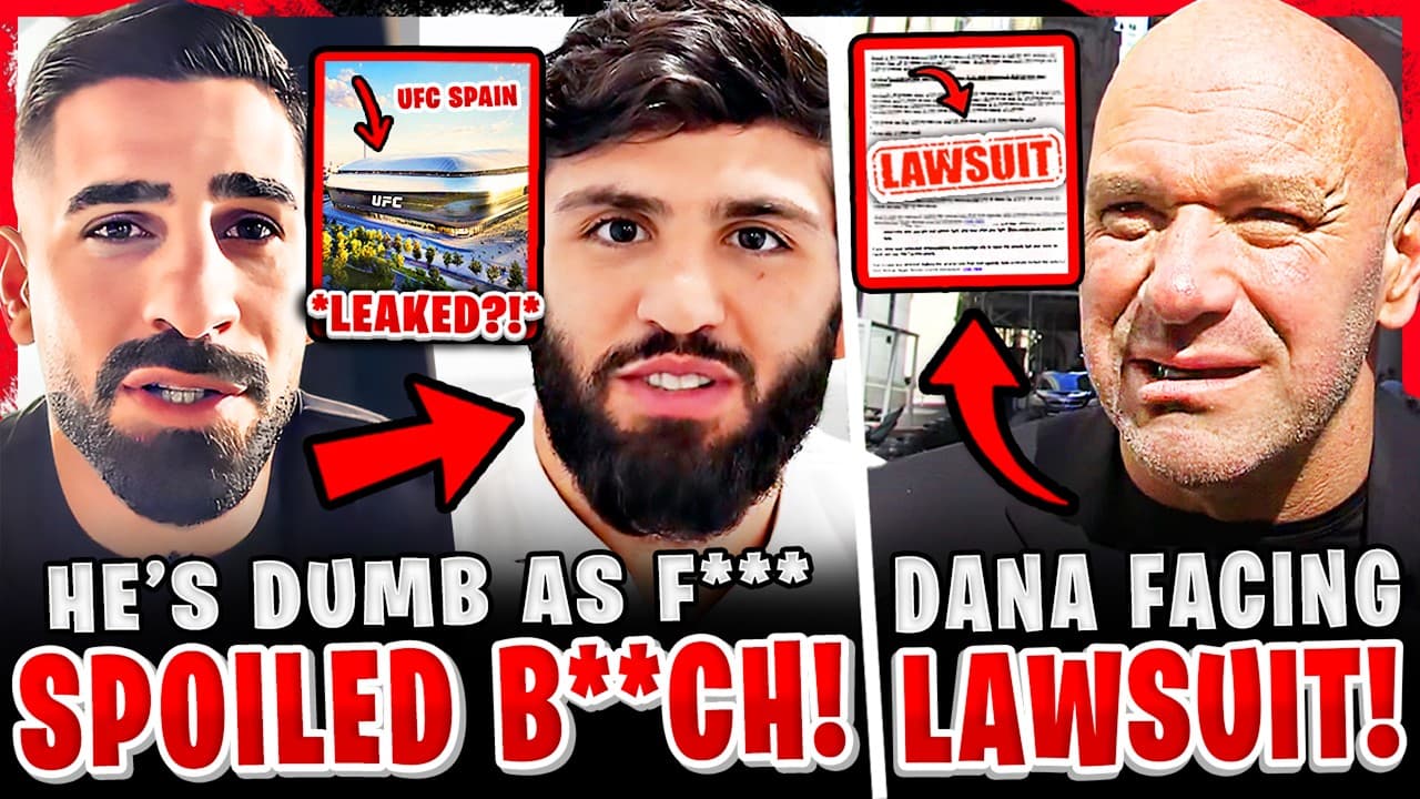 Ilia Topuria FIRES BACK at Arman Tsarukyan + LEAKS UFC SPAIN!? Dana White LAWSUIT? Khamzat Chimaev
