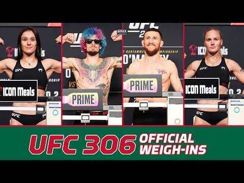 🔄 UFC 306: O'Malley vs. Dvalishvili Official Weigh-Ins Replay | Noche UFC | MMA Fighting