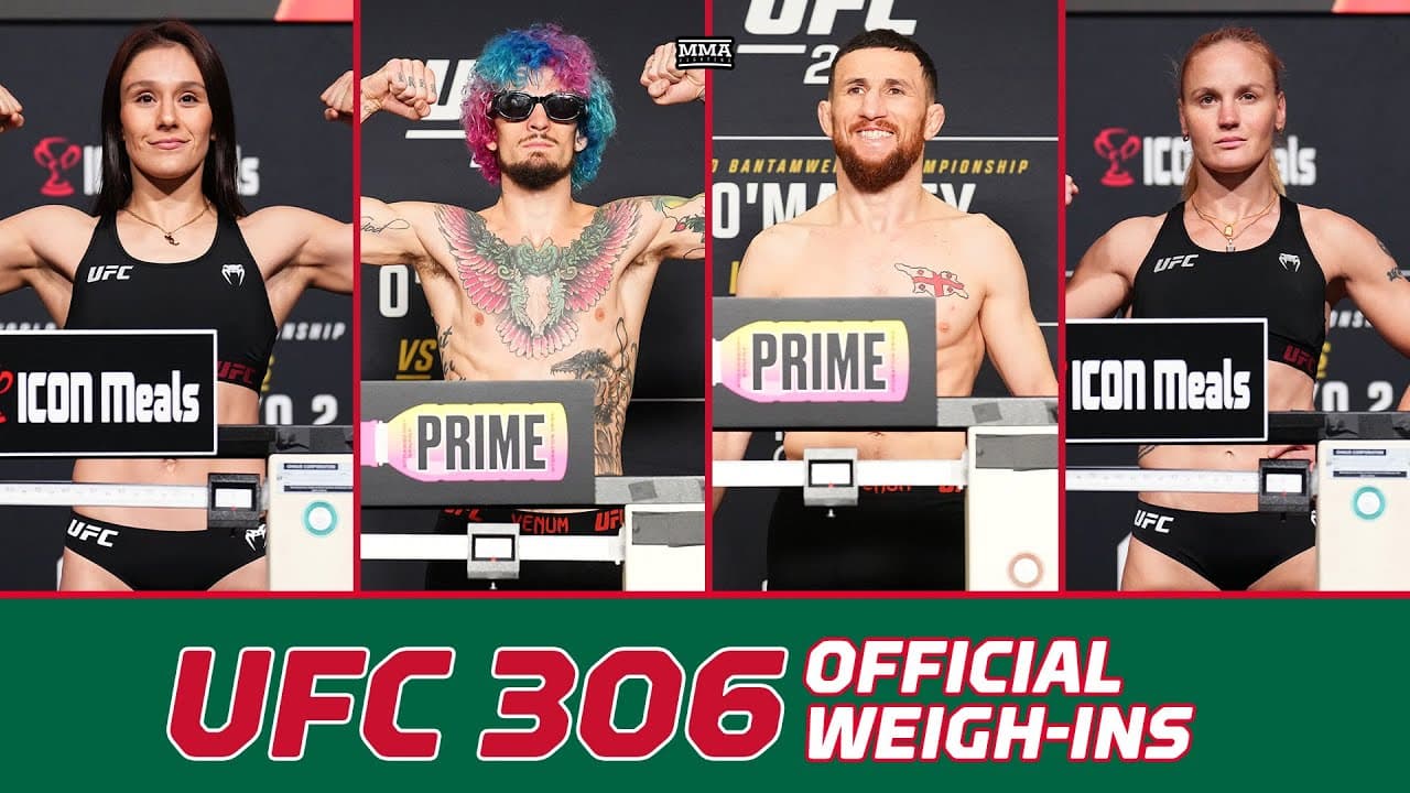 🔄 UFC 306: O'Malley vs. Dvalishvili Official Weigh-Ins Replay | Noche UFC | MMA Fighting