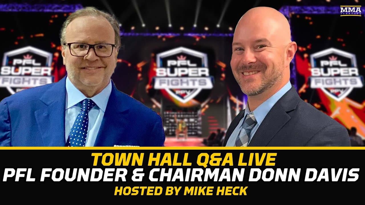 Town Hall w/ PFL's Donn Davis Pt. 2 | LIVE Fan Q&A | MMA Fighting
