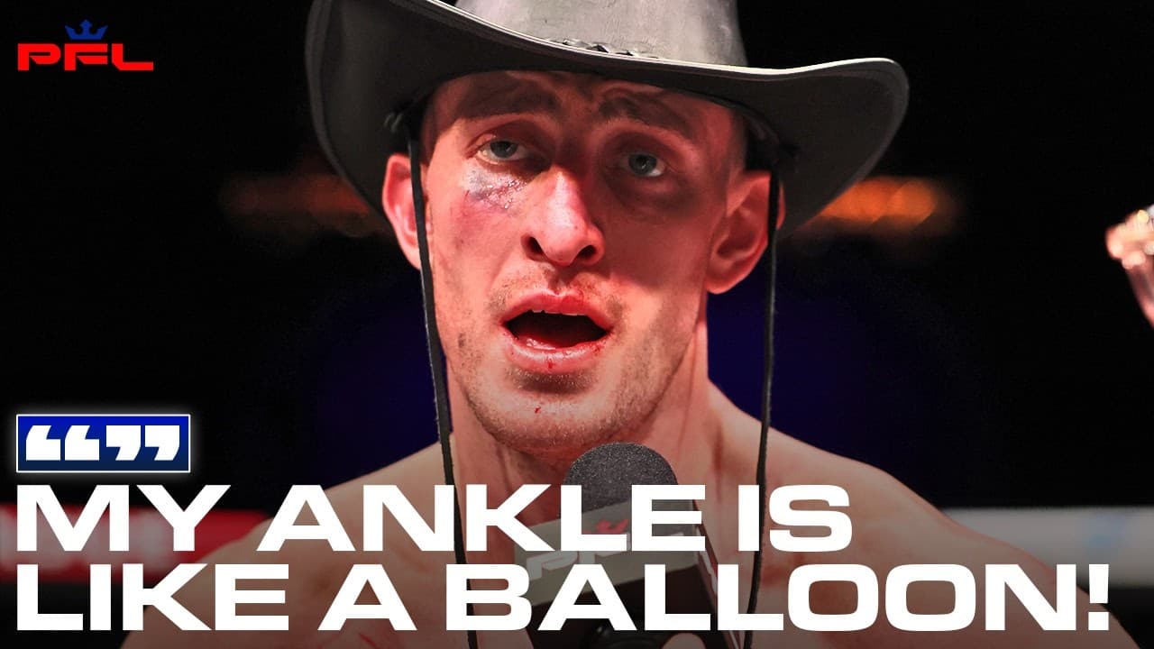 Big Papa Sheriff Is In Town!! | Eoin Sheridan Post-Fight Interview | PFL Belfast