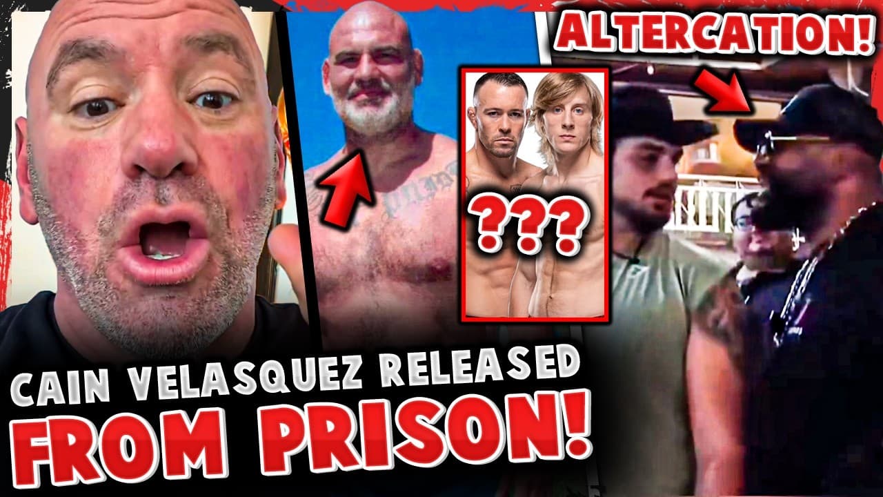 BREAKING: Cain Velasquez RELEASED from PRISON! Rampage Jackson HEATED ALTERCATION! Colby vs Paddy!?