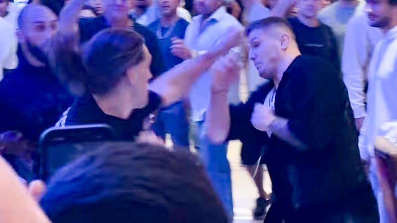 BRAWL ERUPTS between UFC fighters in casino; Brendan Allen PUNCHES Marvin Vettori IN FACE at PFL 8