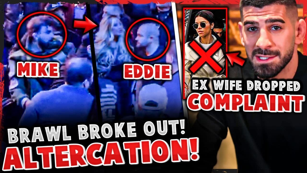 HUGE ALTERCATION between Mike Perry & Eddie Alvarez! Ilia Topuria's EX-WIFE DROPPED HER COMPLAINT!