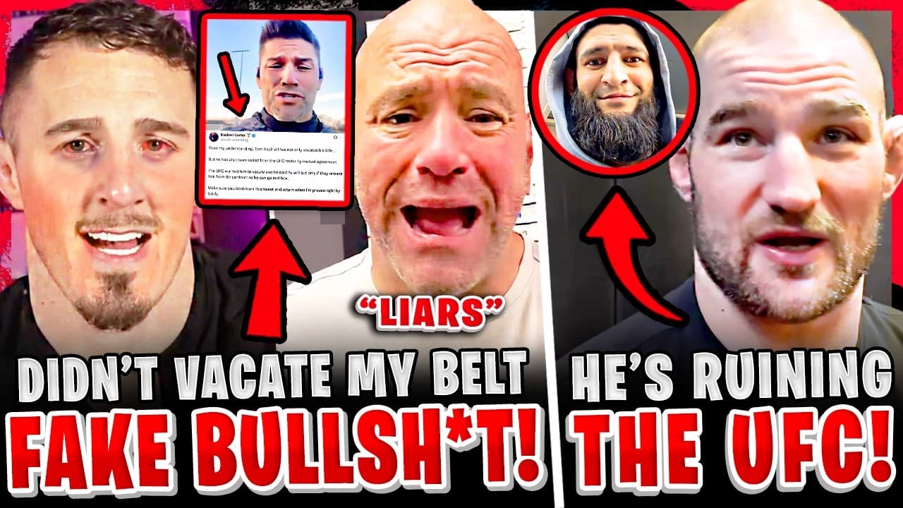 BREAKING! Tom Aspinall SHUTS DOWN UFC RUMORS! Sean Strickland GOES OFF on Khamzat! Alex Pereira