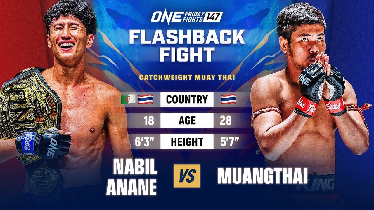 Absolute DOMINATION 🔥 Nabil Anane vs. Muangthai | Muay Thai Full Fight