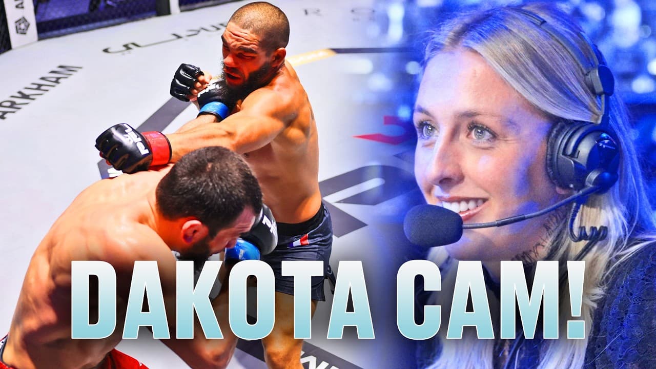 Dakota Ditcheva Watches On! 💥 | Amin Ayoub v Makkasharip Zaynukov | PFL Dubai
