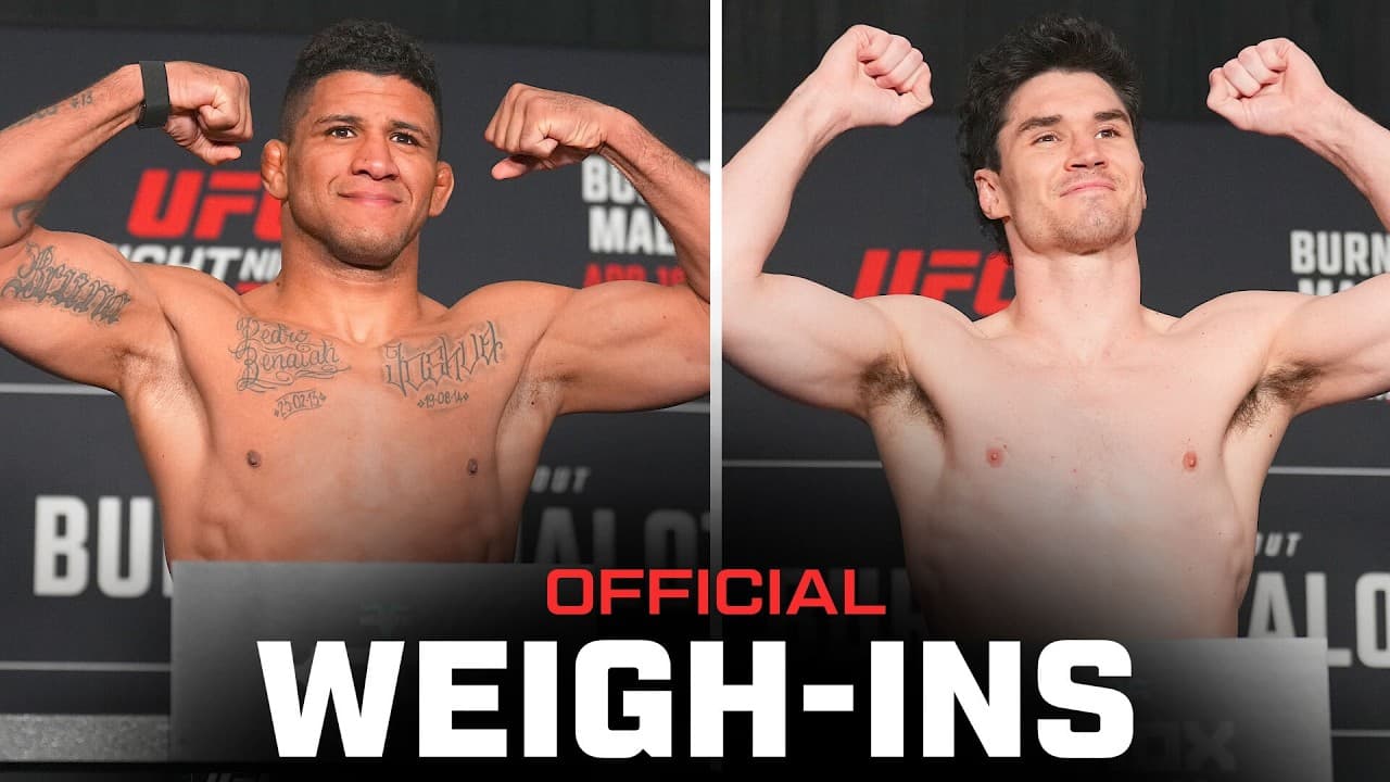 Burns vs Malott Weigh-Ins | UFC Winnipeg