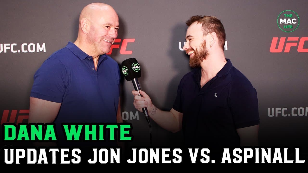 Dana White gives update on Jon Jones vs. Tom Aspinall: "If we don't get it done, we move on"