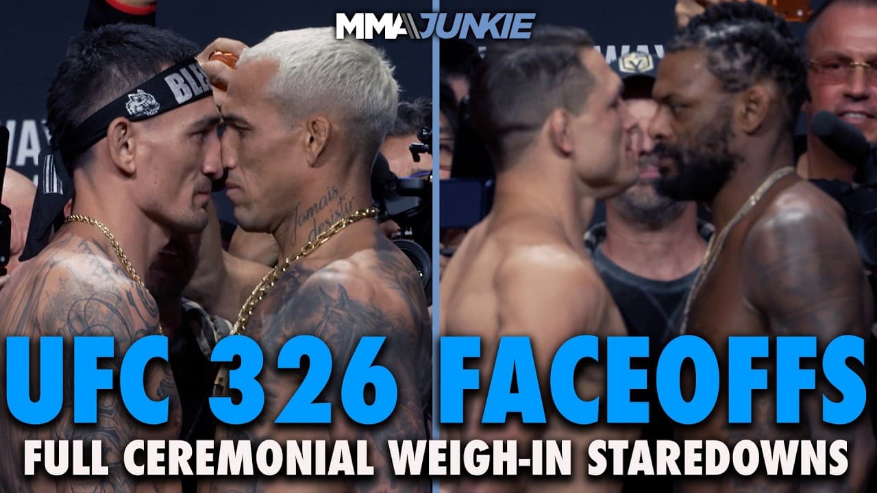 UFC 326 full card final faceoffs: Holloway vs. Oliveira 2 | Ceremonial weigh-ins