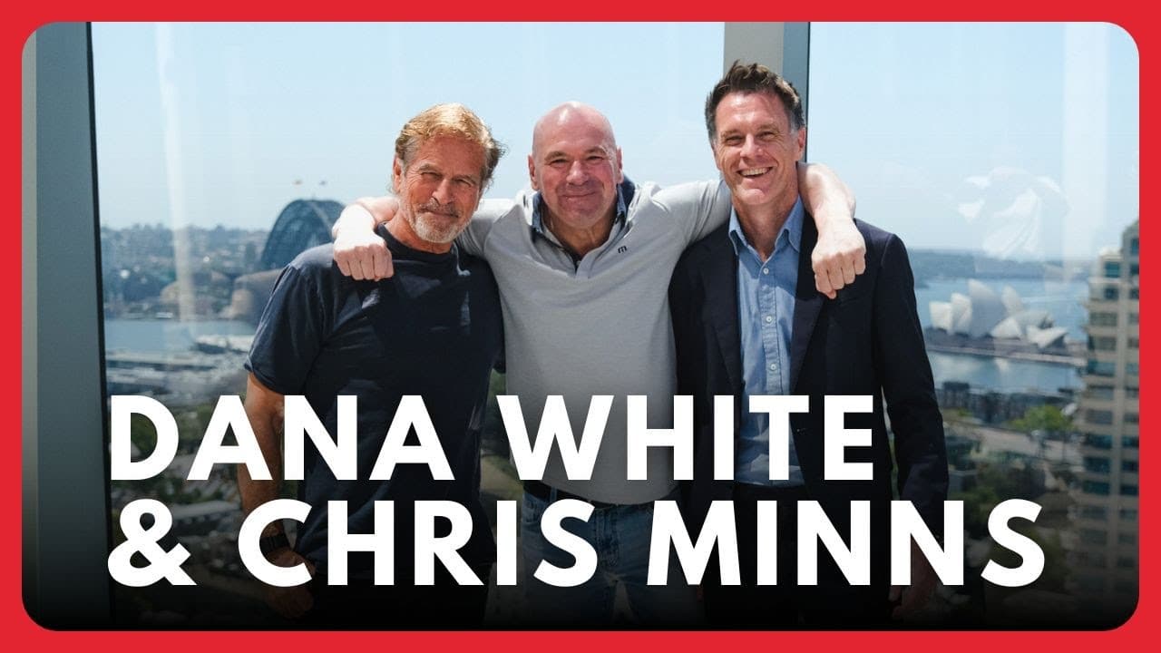 UFC boss Dana White & NSW Premier Chris Minns talk UFC 312