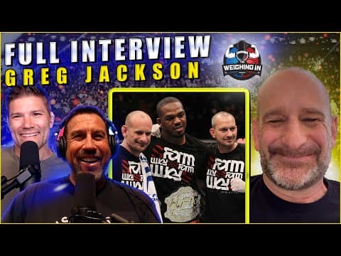 Jon Jones Coach Greg Jackson | WEIGHING IN