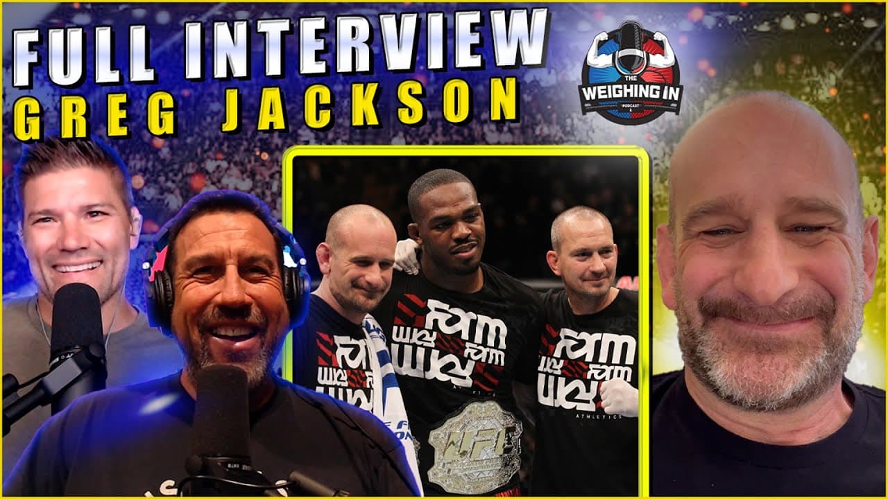 Jon Jones Coach Greg Jackson | WEIGHING IN