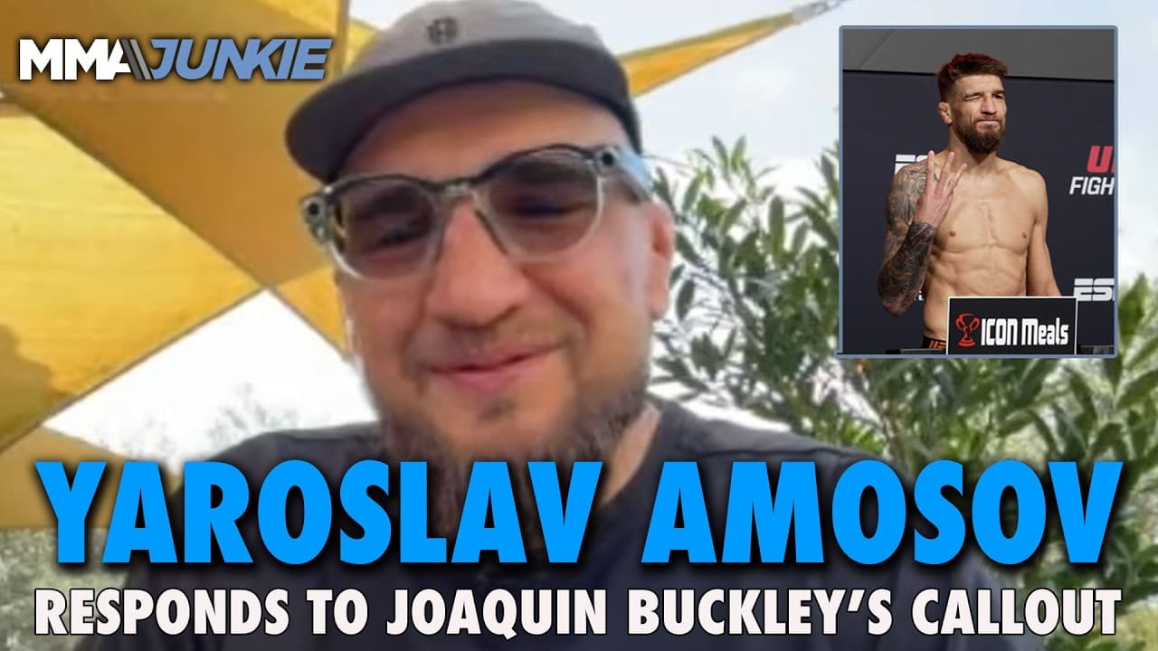 Yaroslav Amosov responds to Joaquin Buckley's callout: 'I'm ready to fight'