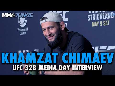 Khamzat Chimaev teases HEAVYWEIGHT move, rips 'drunk' Conor McGregor | UFC 328