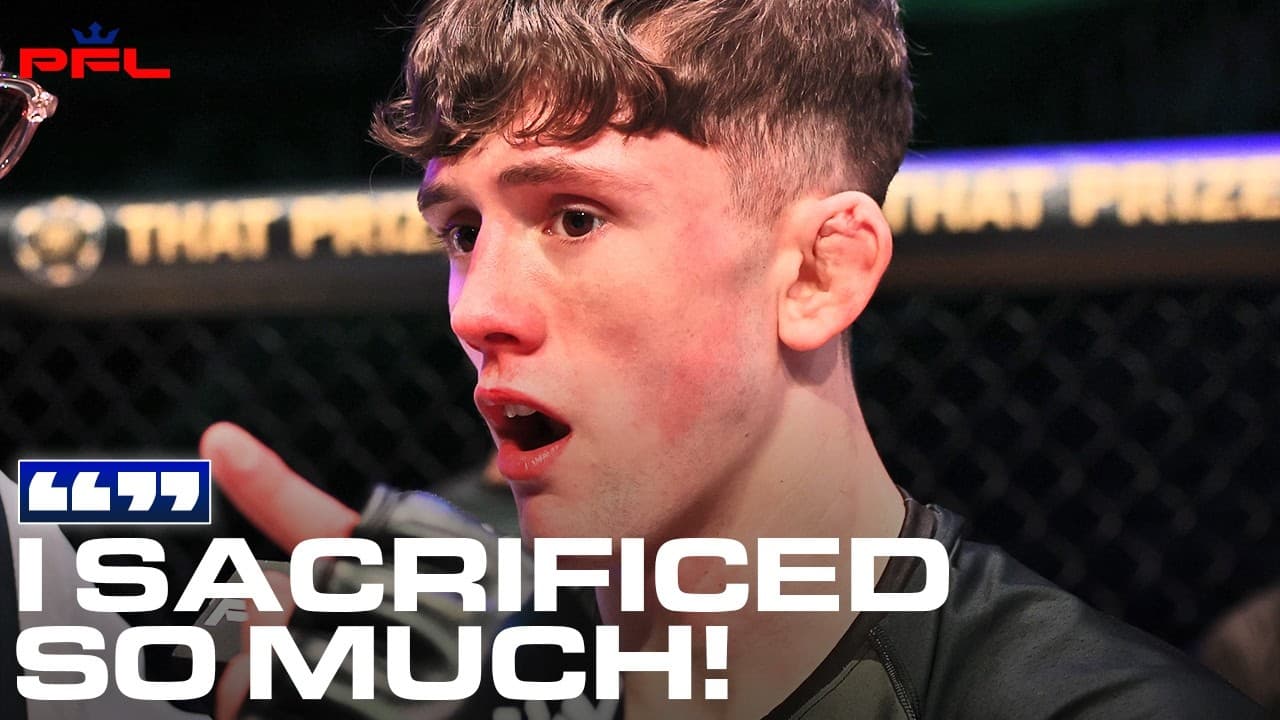 "I Was Put Here To Entertain!" | Eoghan Masoliver Post-Fight Interview | PFL Belfast