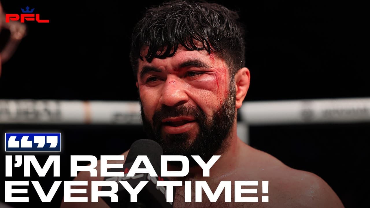 "Fighting Is My Life!" | Dovlet Yagshimuradov Post-Fight Interview | PFL Belfast