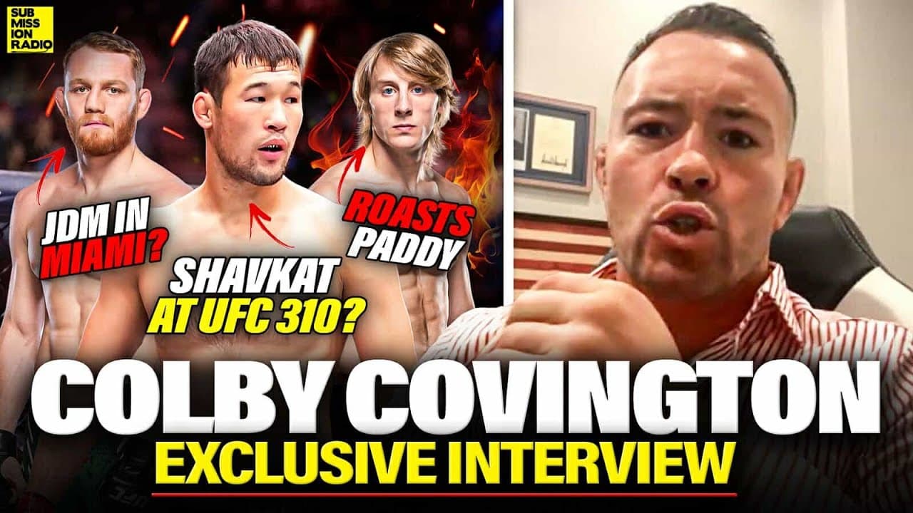 Colby Covington TRIED to Fight Shavkat at UFC 310, Wants JDM in Miami, ROASTS Pimblett & Ian Garry!