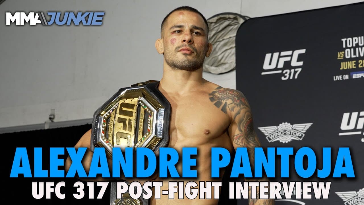 Alexandre Pantoja admits title reign under threat from 'toughest challenge' Joshua Van | UFC 317