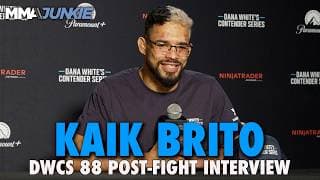 Kaik Brito envisioned UFC contract winning knockout, had to block Namo Fazil's fans on social media