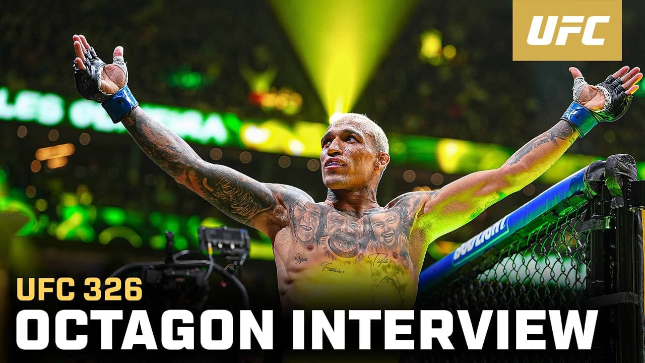 Charles Oliveira Octagon Interview | UFC 326