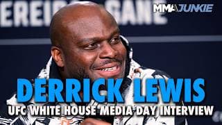 Derrick Lewis reacts to 75 clean drug tests, responds to Josh Hokit's foul plans | UFC White House
