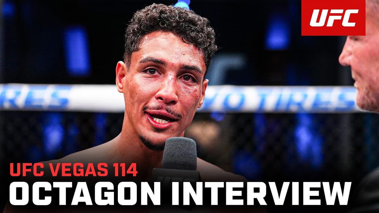 Marwan Rahiki Octagon Interview | UFC Vegas 114