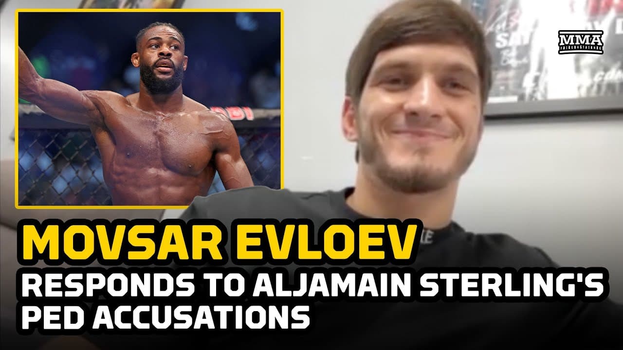 Movsar Evloev Responds To Aljamain Sterling's PED Accusations: 'I'm Clean, 100 Percent'