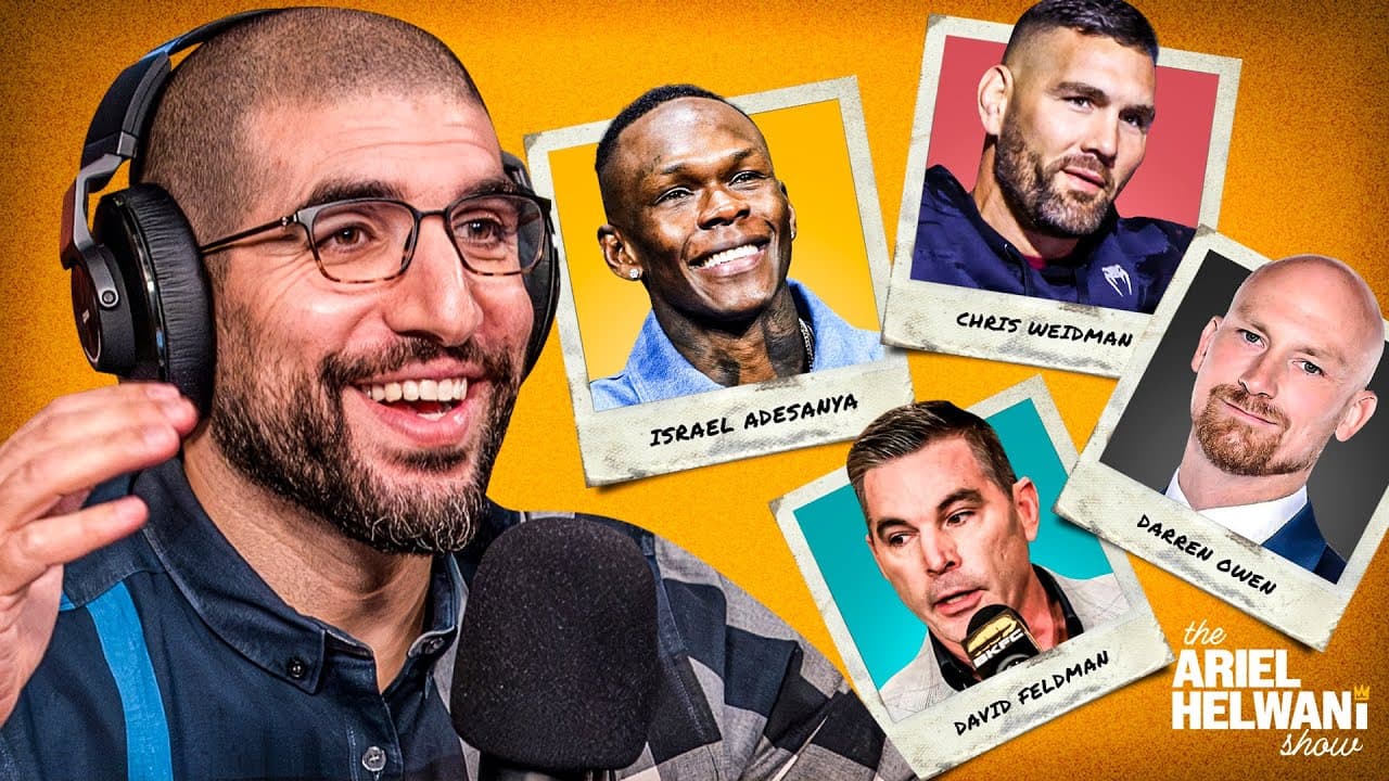 Israel Adesanya, Chris Weidman, Dave Feldman, Darren Owen, Royal Rumble lottery | Jan 28, 2025