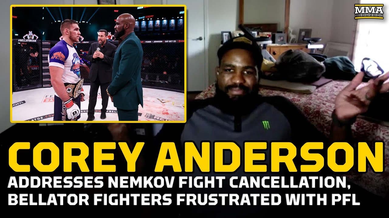 Corey Anderson Slams Vadim Nemkov, Addresses Bellator Fighter Grievances with PFL - MMA Fighting
