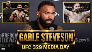 Gable Steveson: Josh Hokit Would Be 'SMART' Moving To 205; Plans 'VICIOUS' UFC Debut | UFC 329