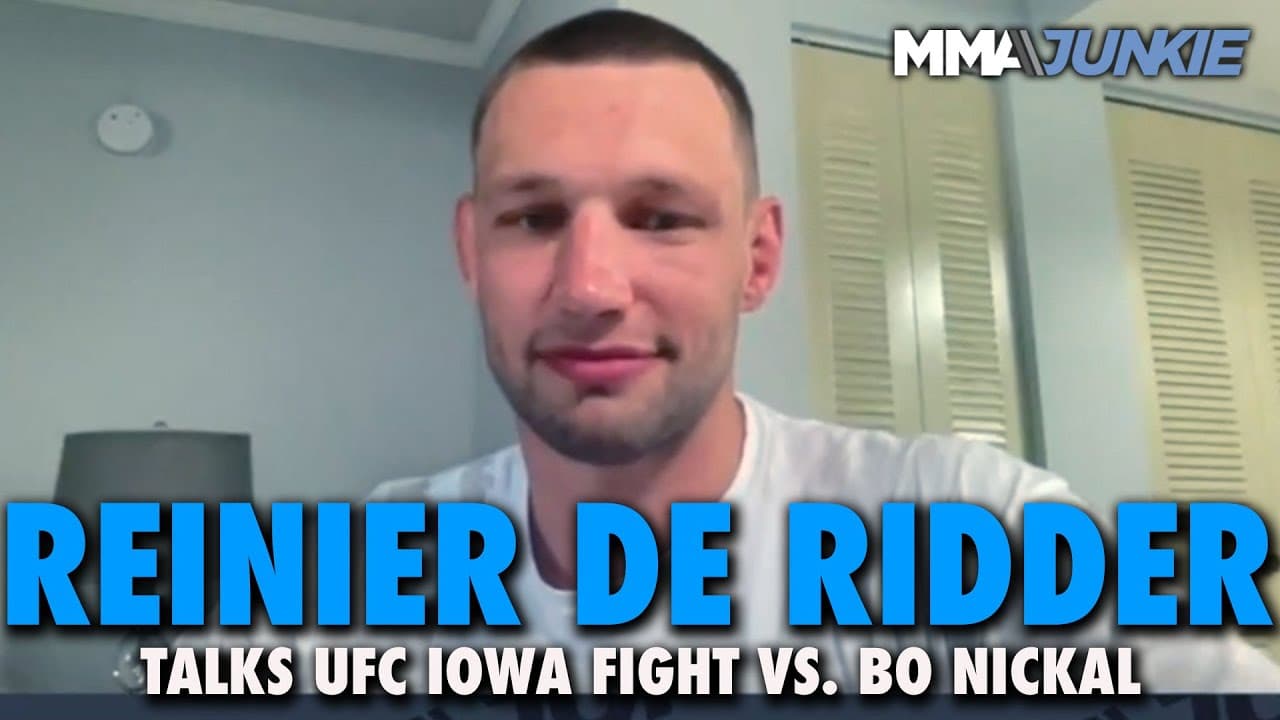 Reinier de Ridder Wants to Make Bo Nickal Wrestle so He Can 'Get His Neck' | UFC Iowa