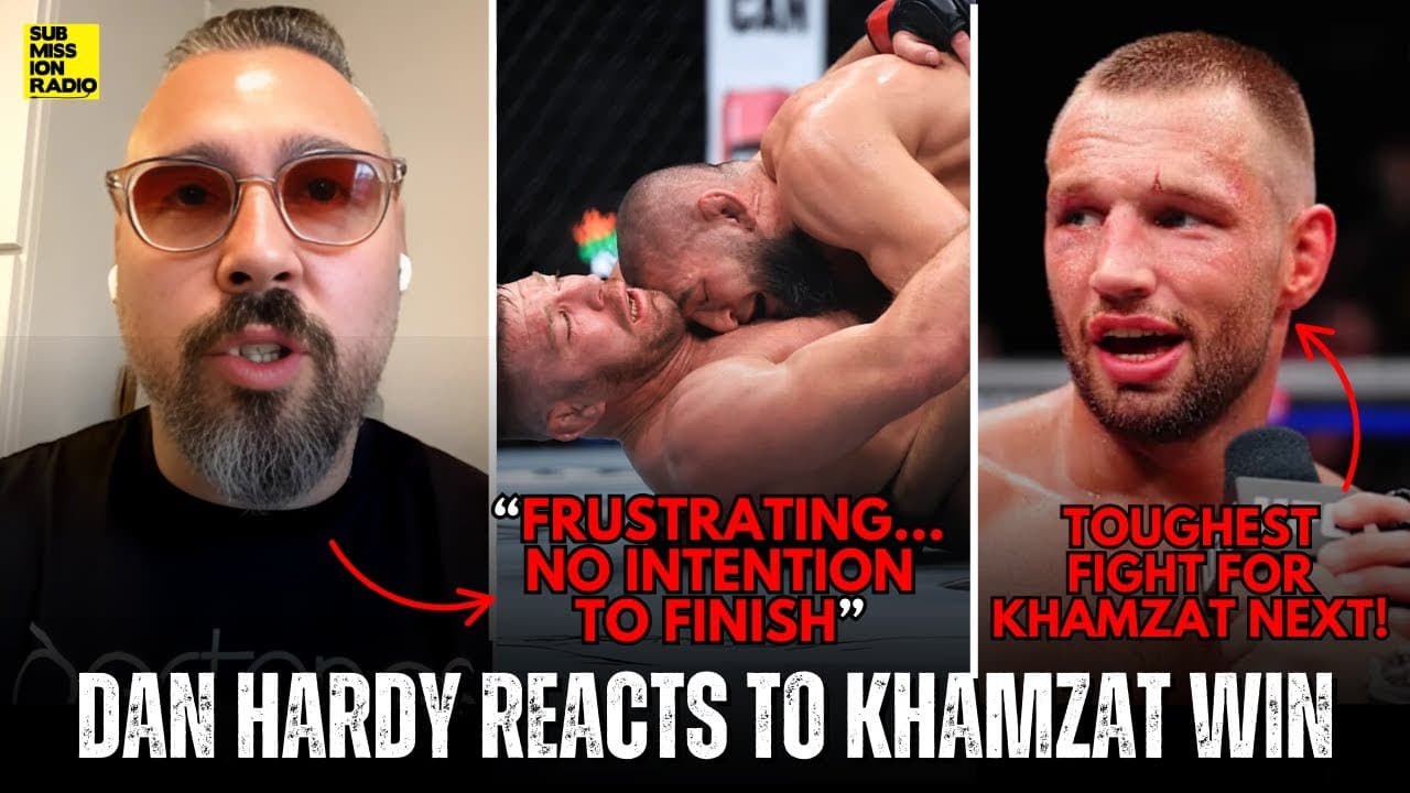 Dan Hardy Reacts to Khamzat Win: "It Was Frustrating...There Was Not The Intention to Finish"