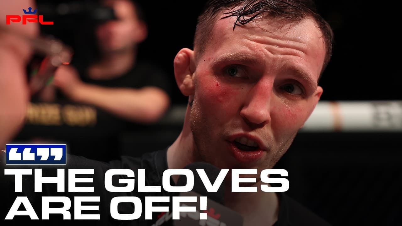 "The Gloves Are Off!" | Rhys McKee Post-Fight Interview | PFL Belfast